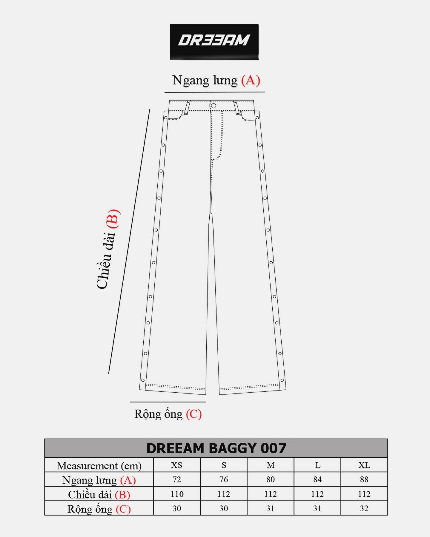 DREEAM BAGGY 007 CREAM