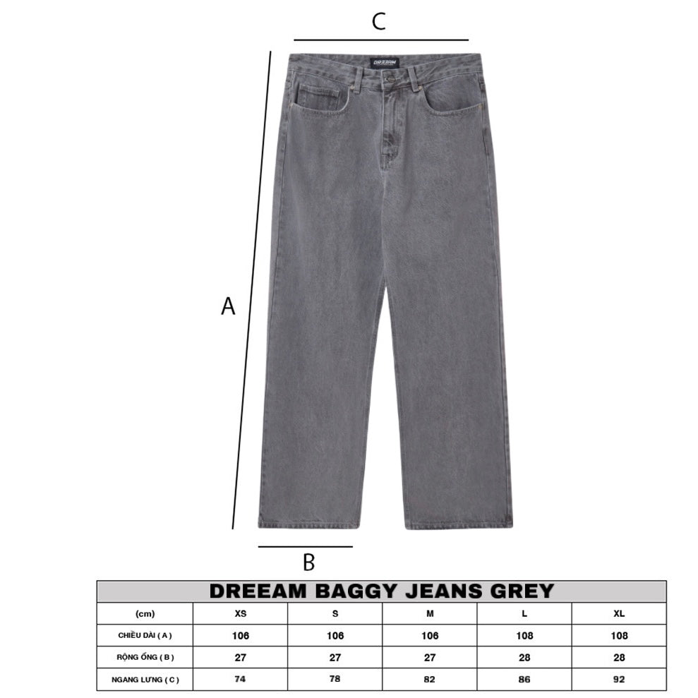 DREEAM GREY BAGGY