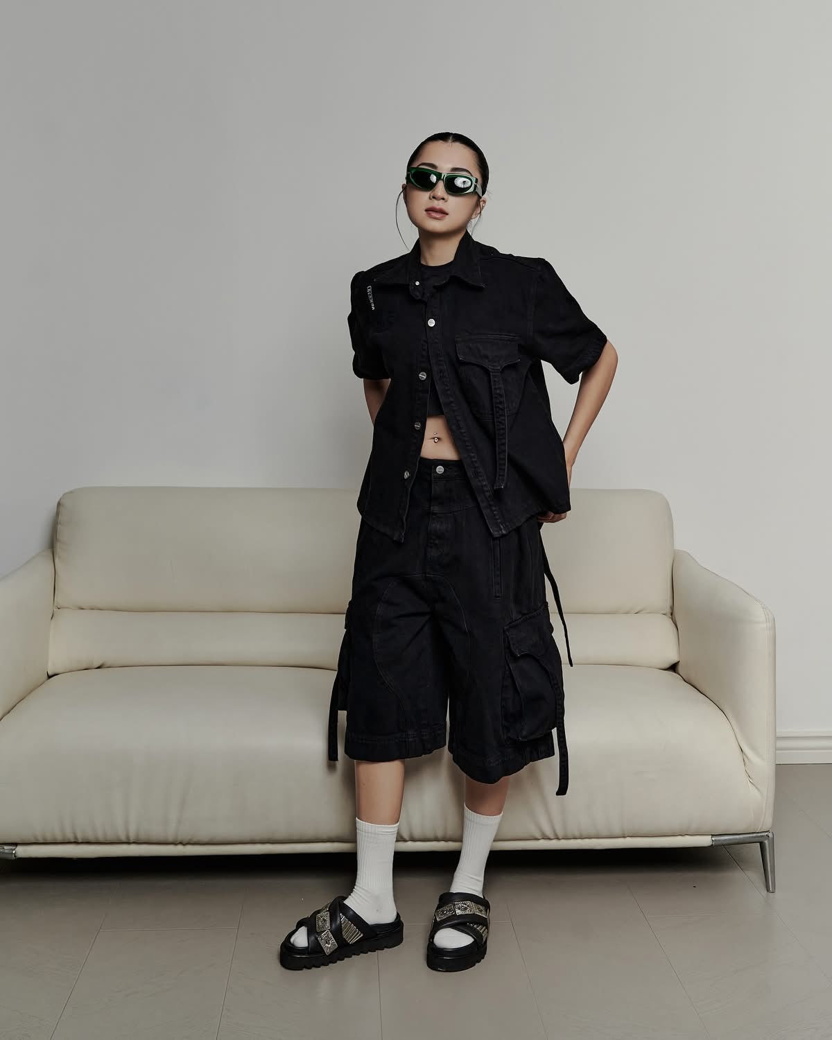 DREEAM POCKET SHIRTS 008 BLACK