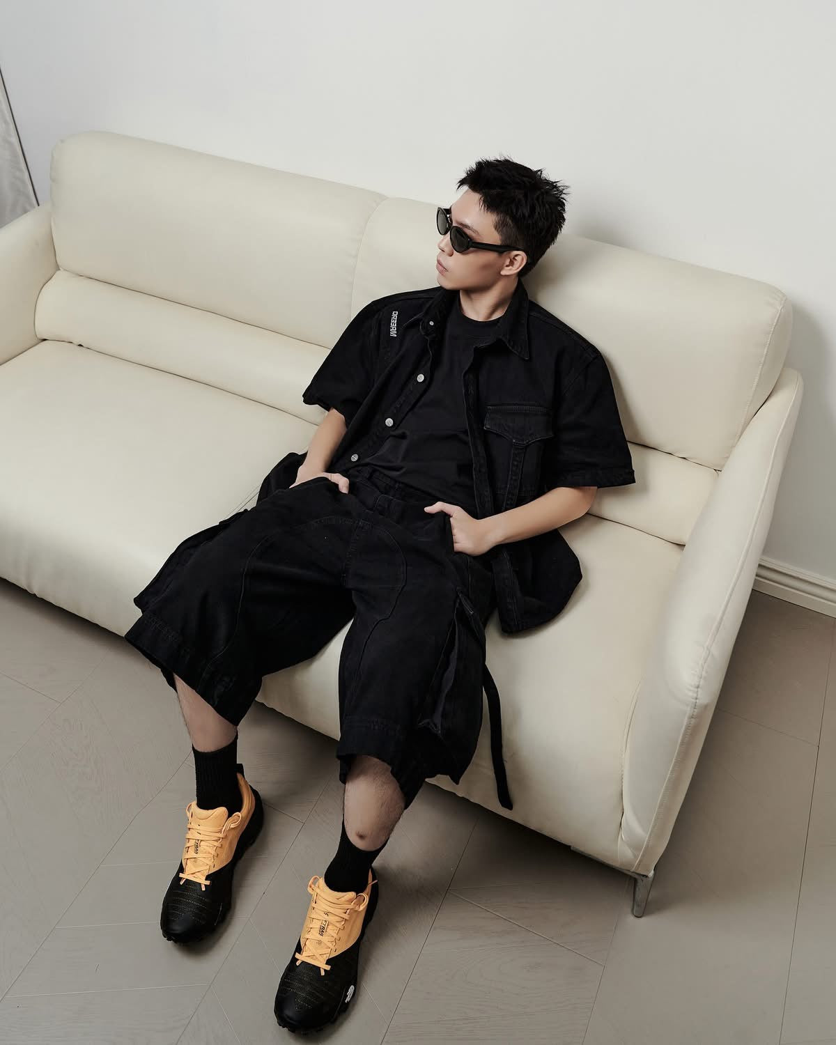 DREEAM POCKET SHIRTS 008 BLACK